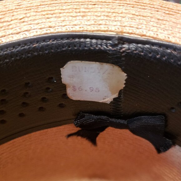 Champ Milan Trilby Fedora ~ 50s or 60s? ~ 6 7/8 ~ Panama Straw ~ NEVER WORN - Picture 11 of 11